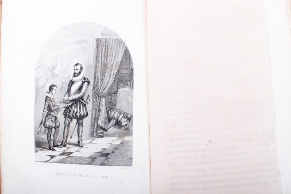 1844 French Publication of "Historie de La Bastille: Le Donjon de Vincennes"