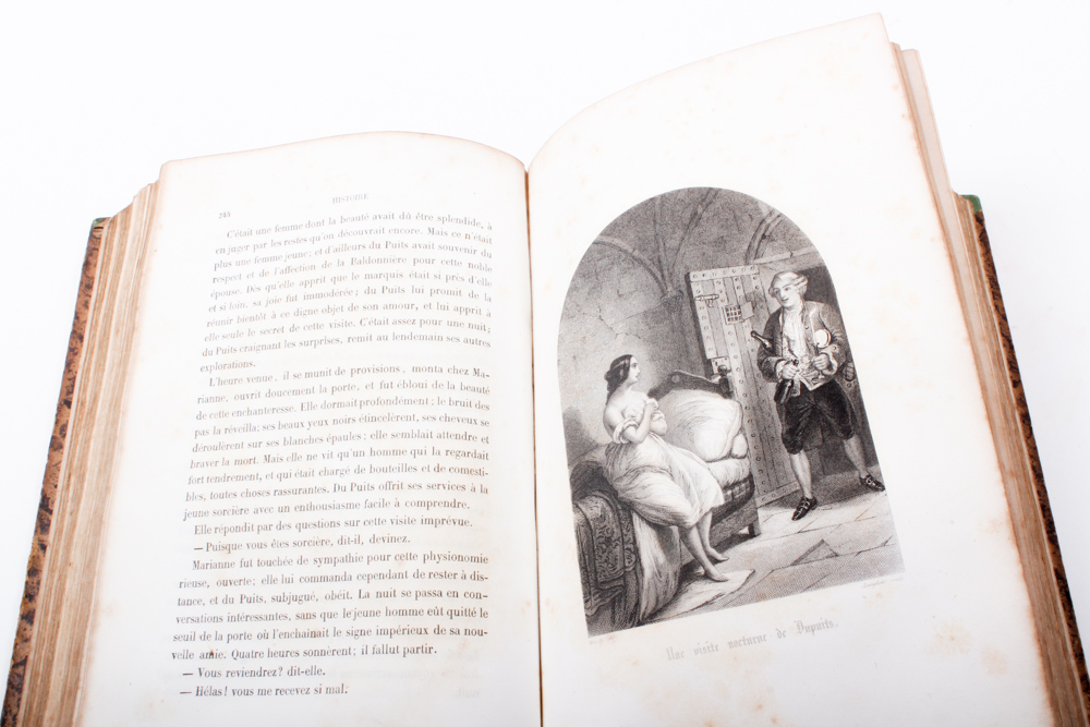 1844 French Publication of "Historie de La Bastille: Le Donjon de Vincennes"