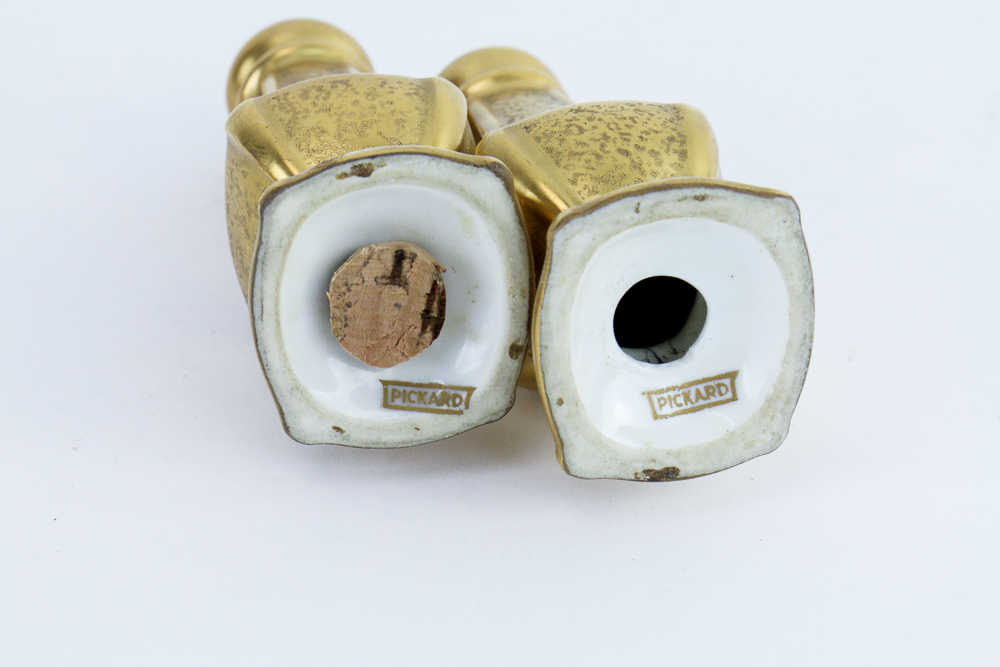 Pickard Gold Encrusted "Rose and Daisy" Tableware