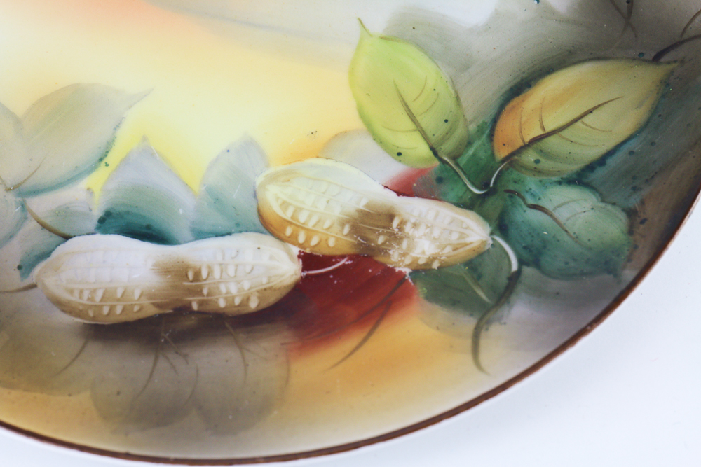 Set of Noritake Hand-Painted Japanese Porcelain Plates