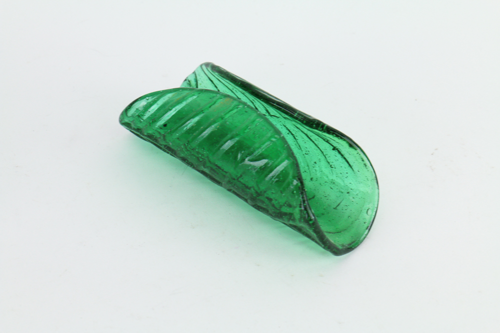 Green Glass Napkin Holders