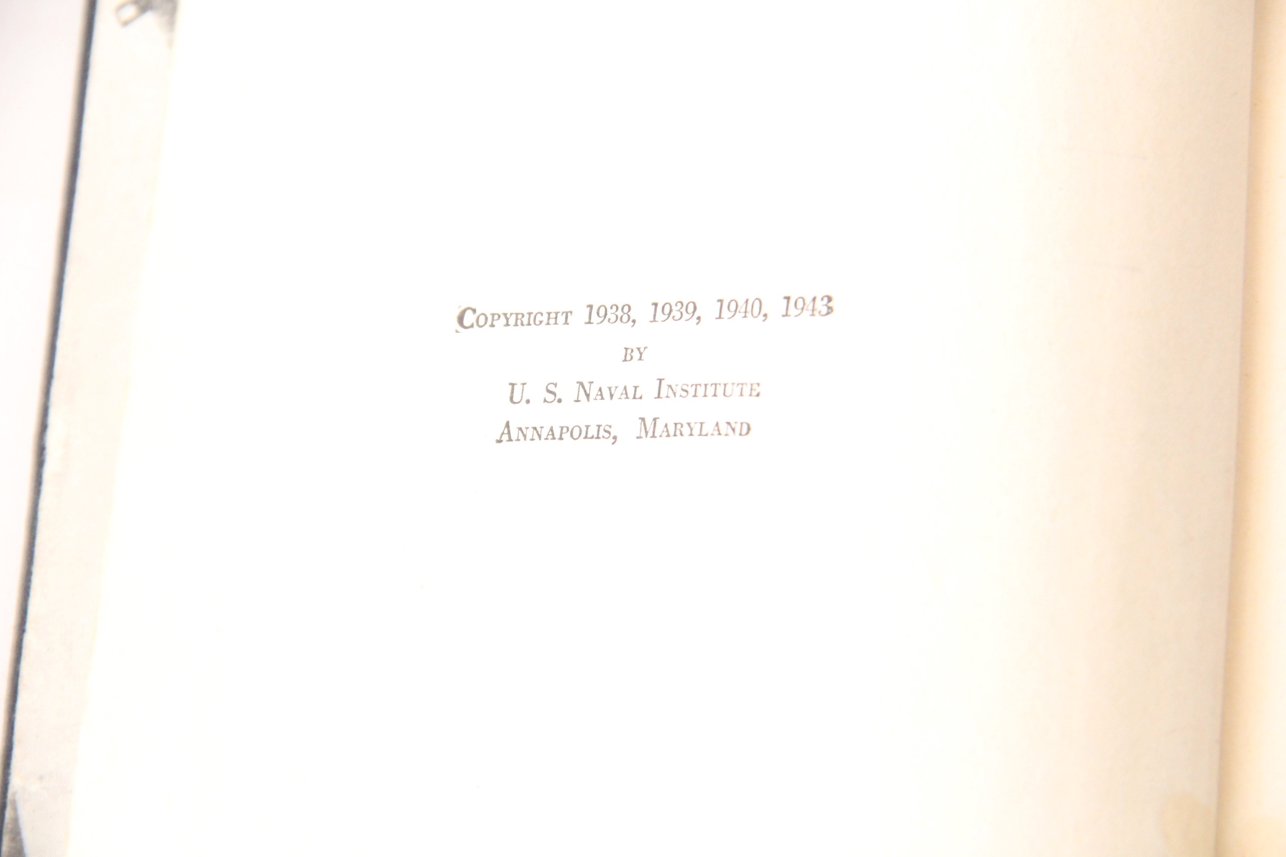 Vintage 1943 Navy Manual and ROTC Colorado Yearbooks