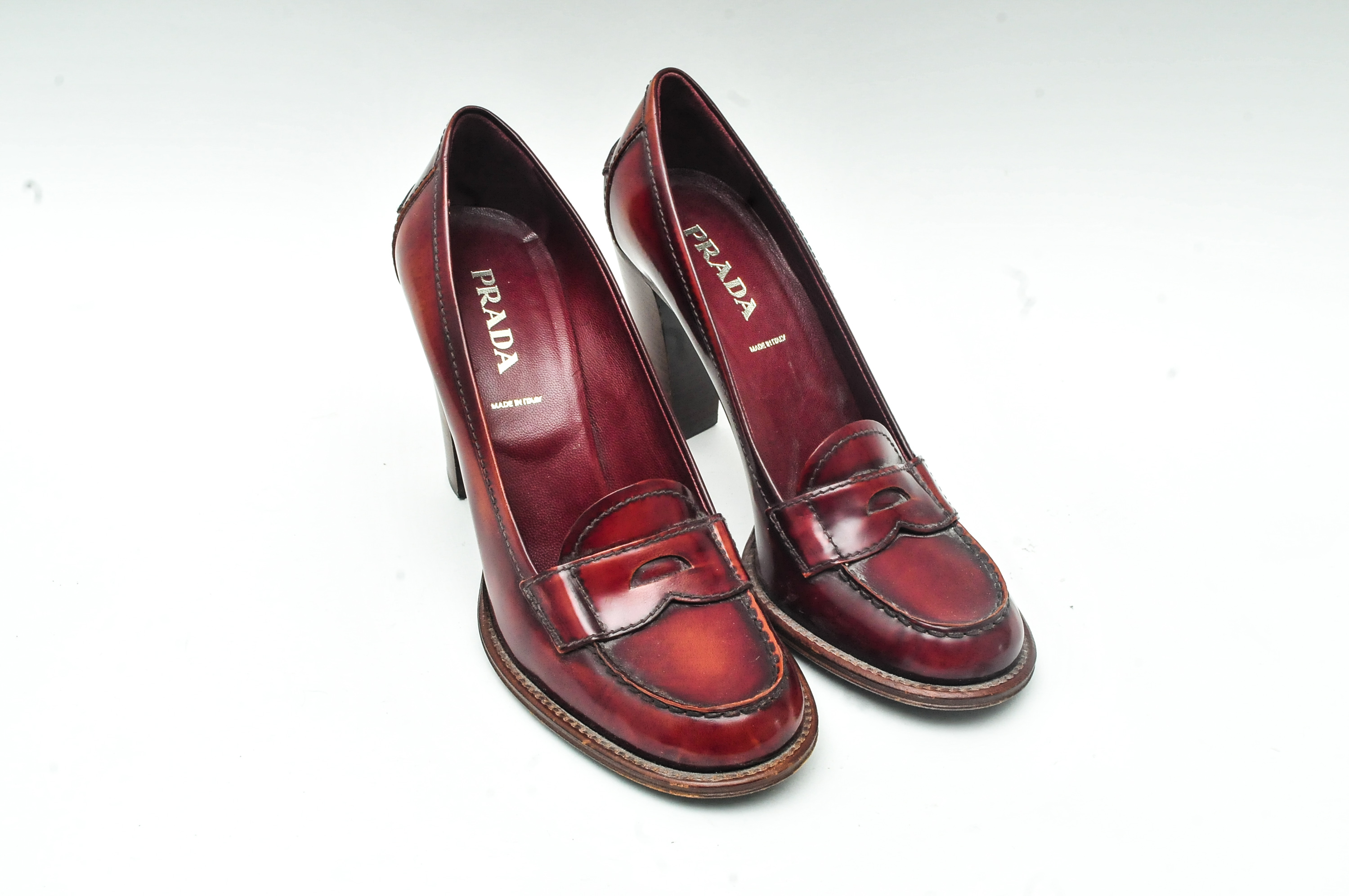 Pair of Prada Loafer Pumps