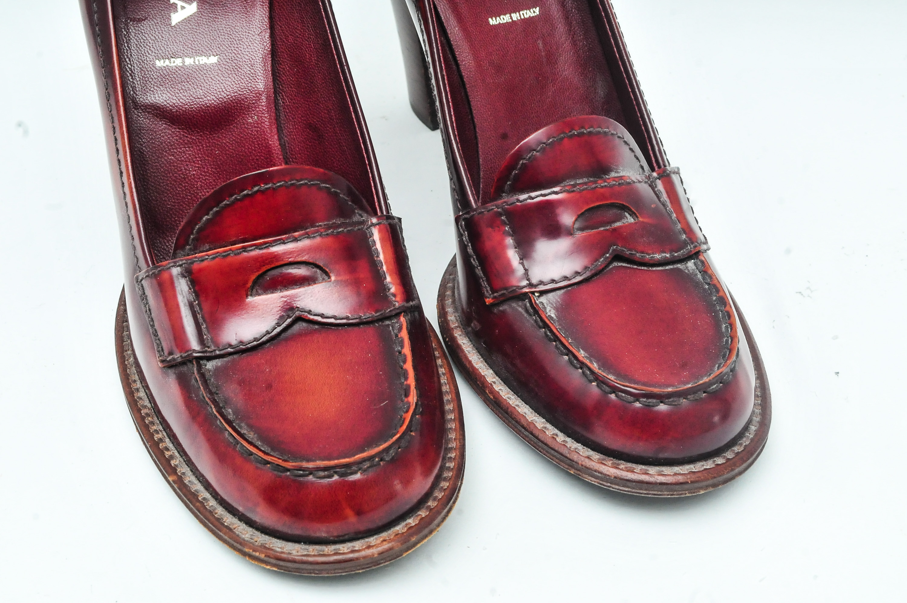 Pair of Prada Loafer Pumps