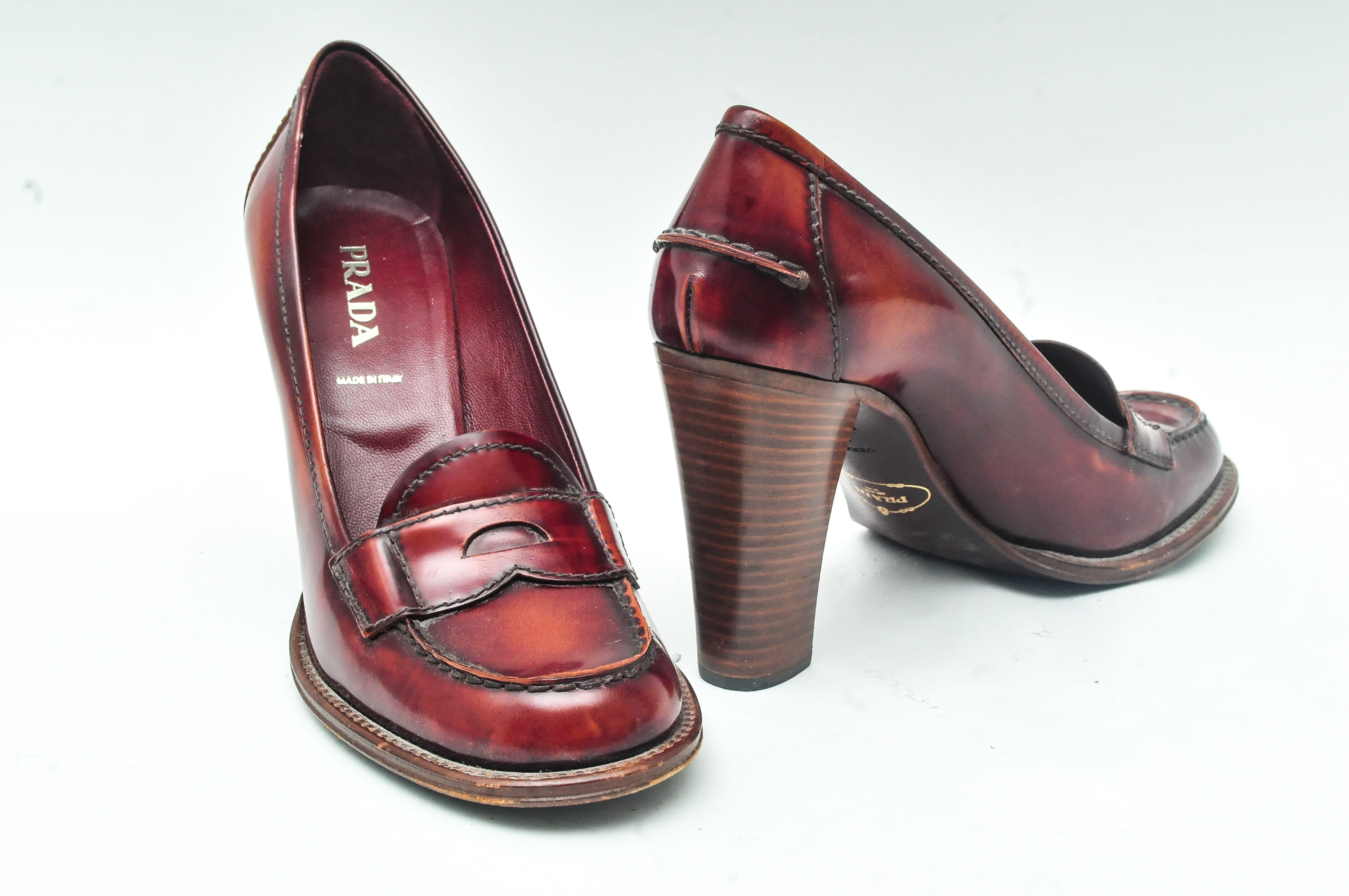 Pair of Prada Loafer Pumps