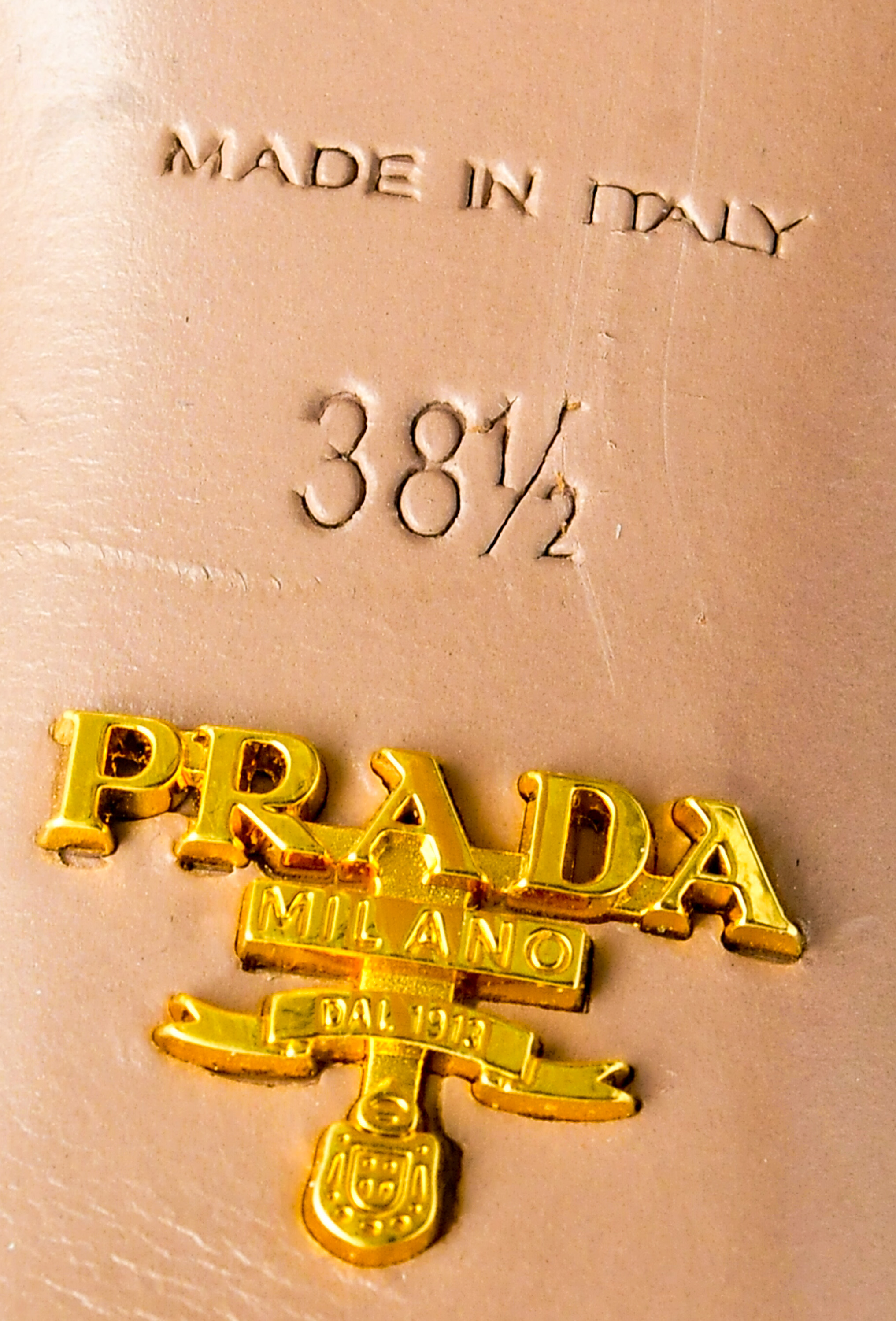 Pair of Silver Tone Prada Pumps