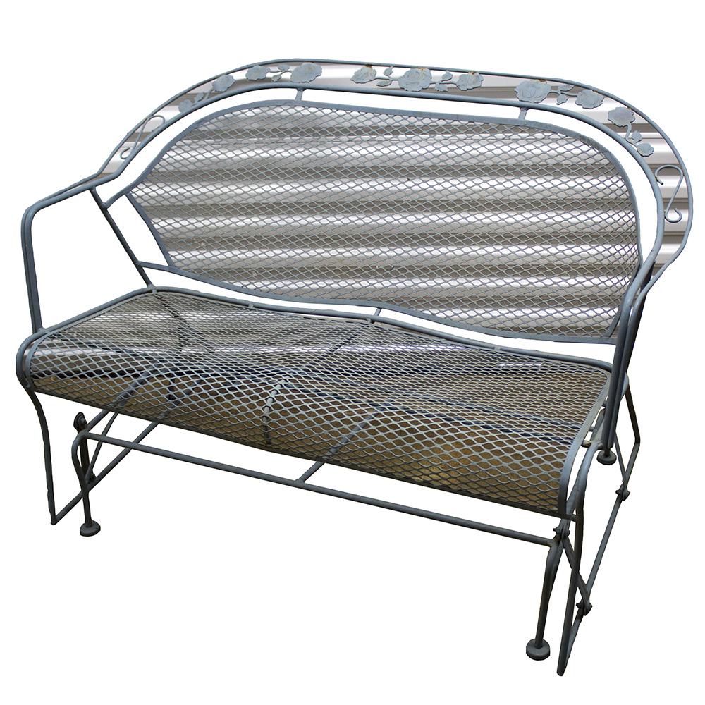 Wrought Iron Patio Glider