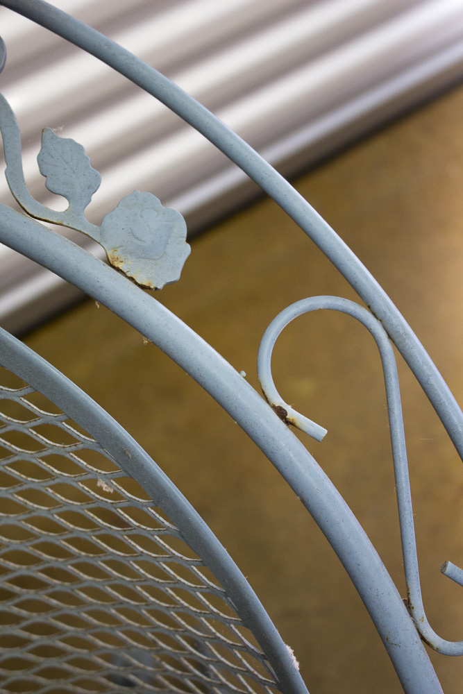 Wrought Iron Patio Glider