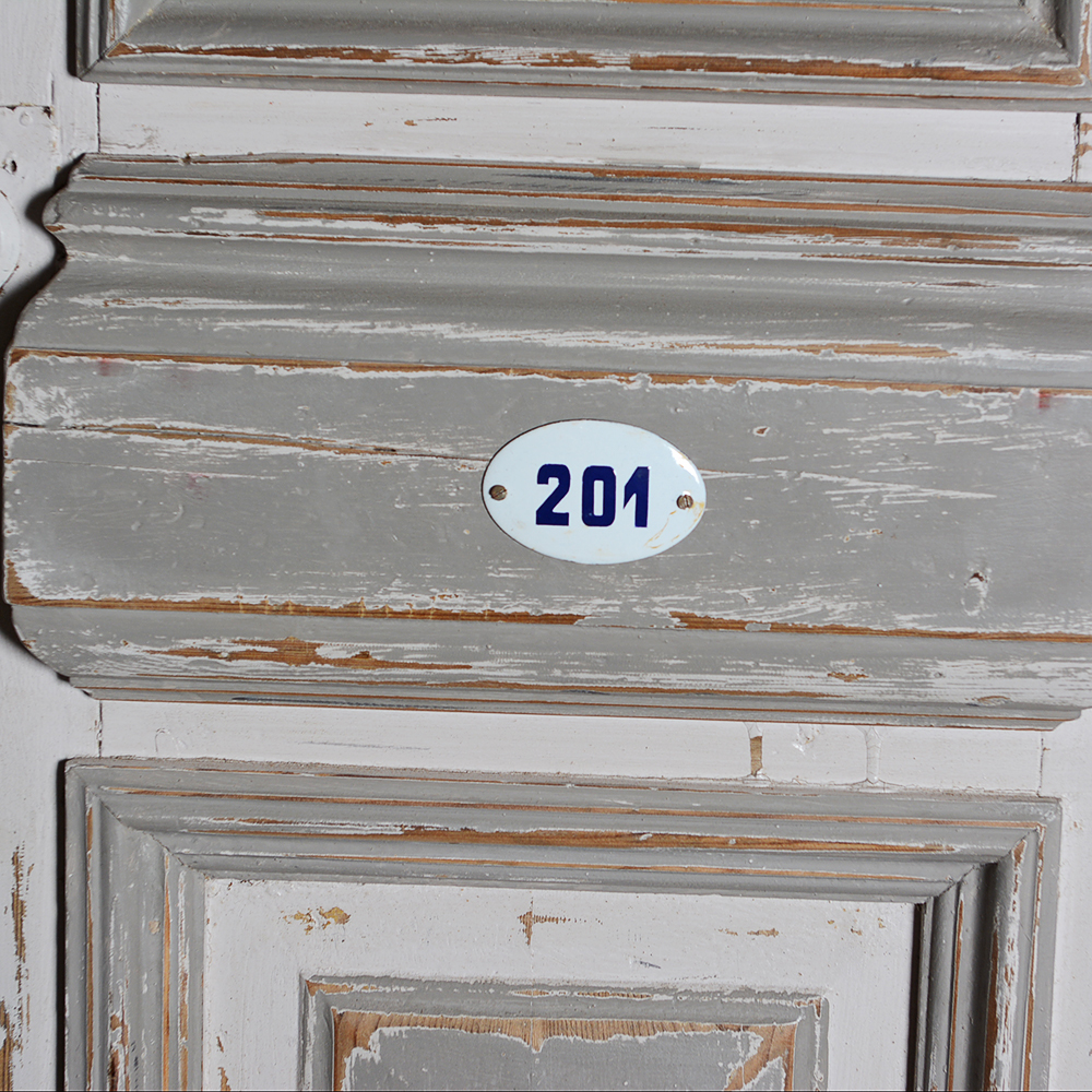 Antique Architectural Salvage Wooden Doors with Bars