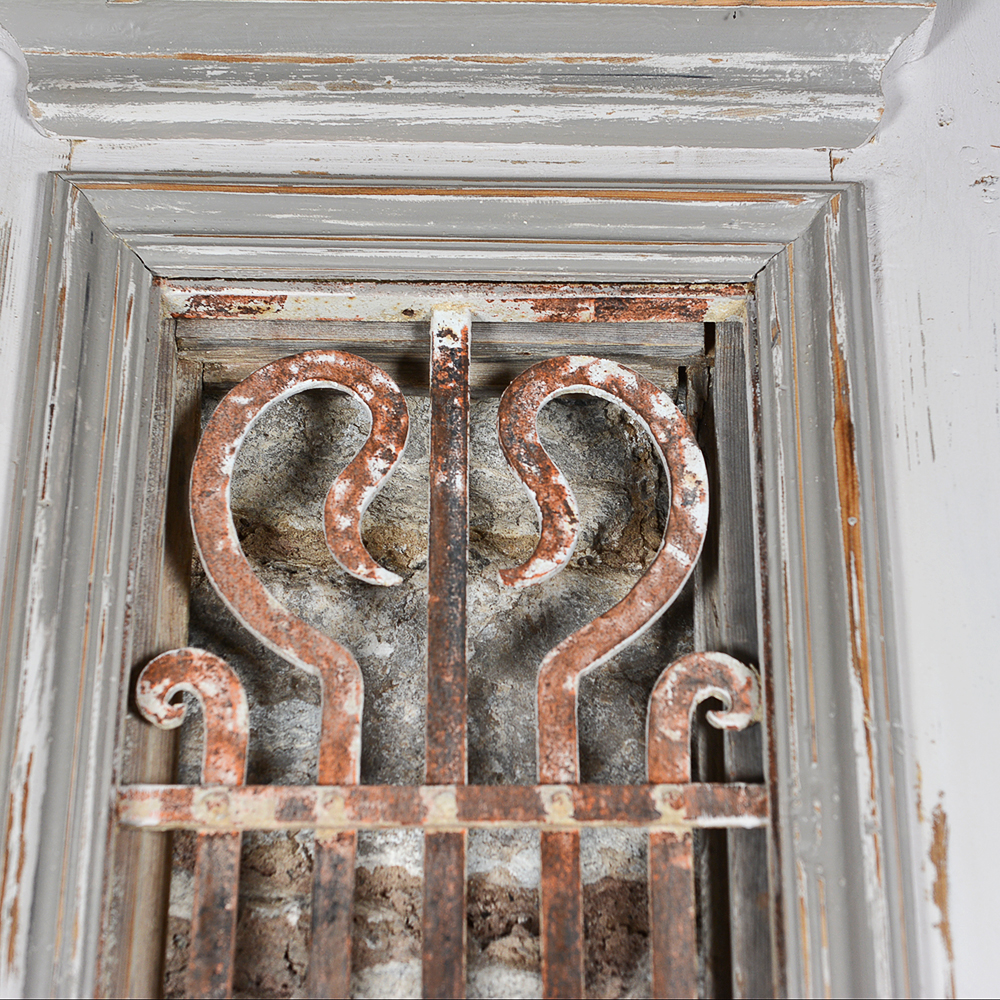 Antique Architectural Salvage Wooden Doors with Bars