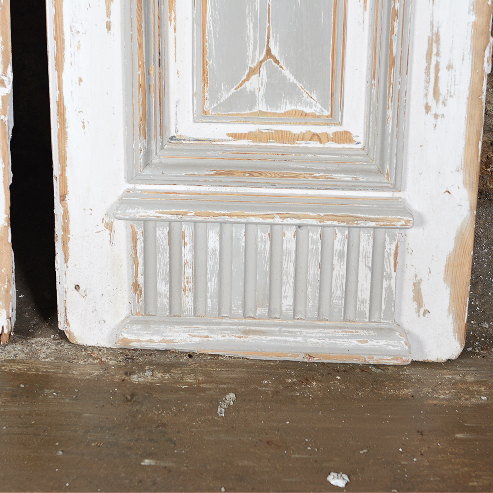 Antique Architectural Salvage Wooden Doors with Bars