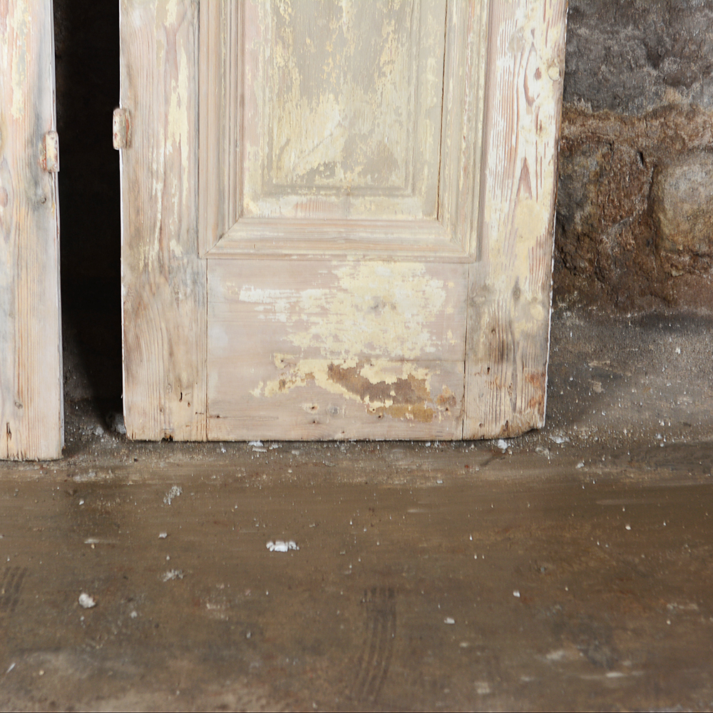 Antique Architectural Salvage Wooden Doors with Bars