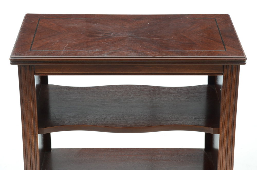 Regency Style Mahogany End Table