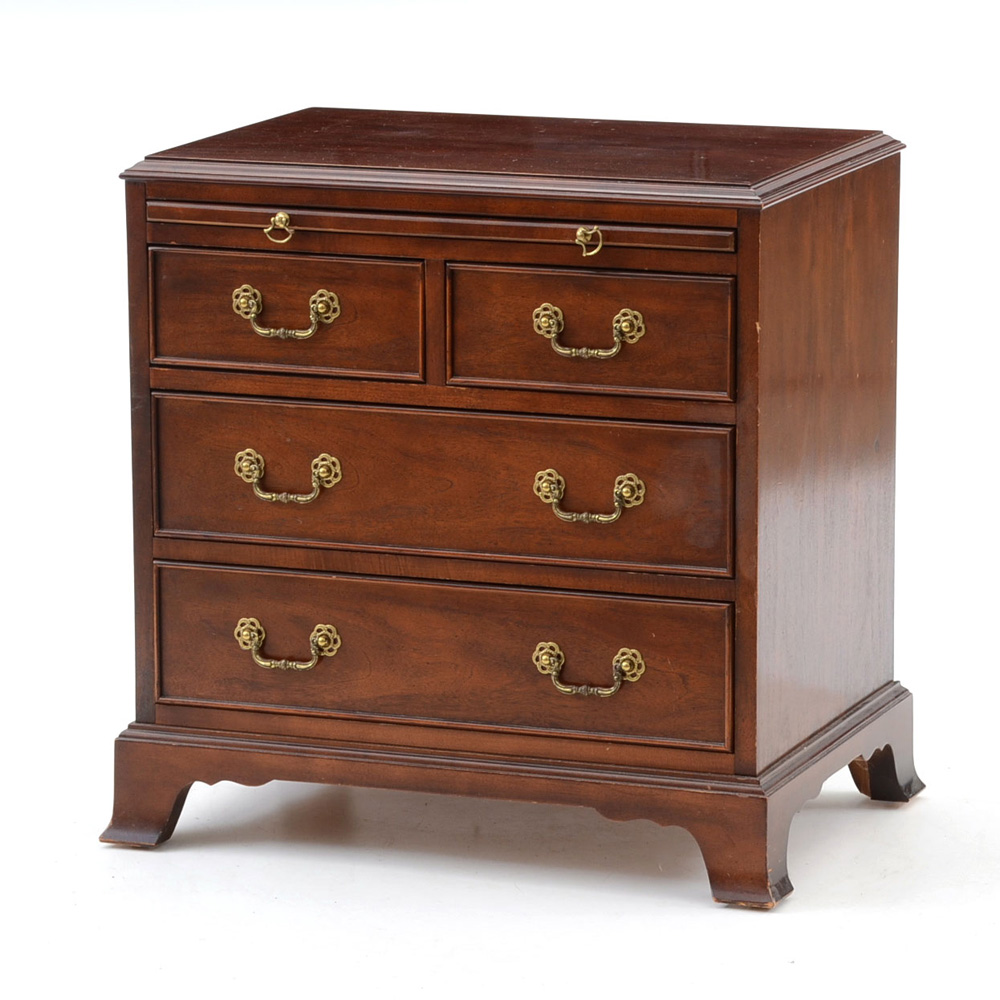 Century Chippendale Style Mahogany Bachelor Chest