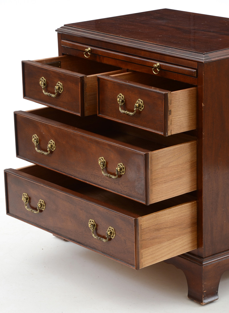 Century Chippendale Style Mahogany Bachelor Chest