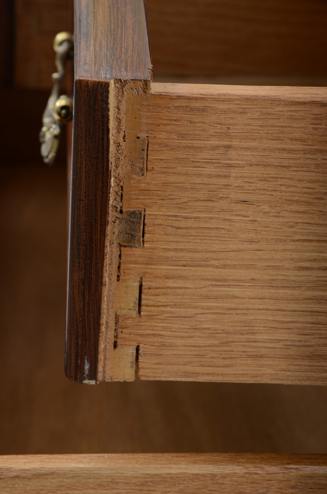 Century Chippendale Style Mahogany Bachelor Chest
