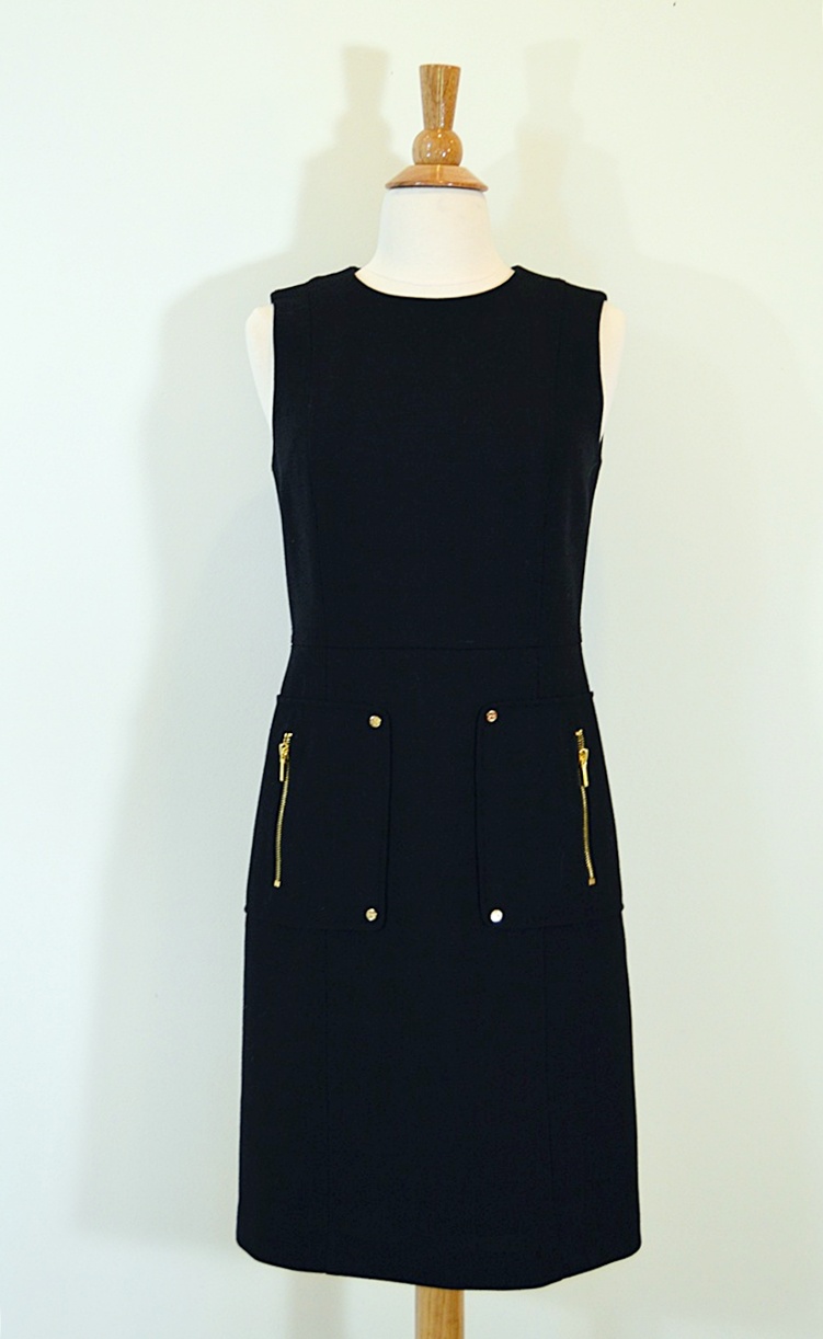 Ladies Tory Burch Wool Blend Black Dress