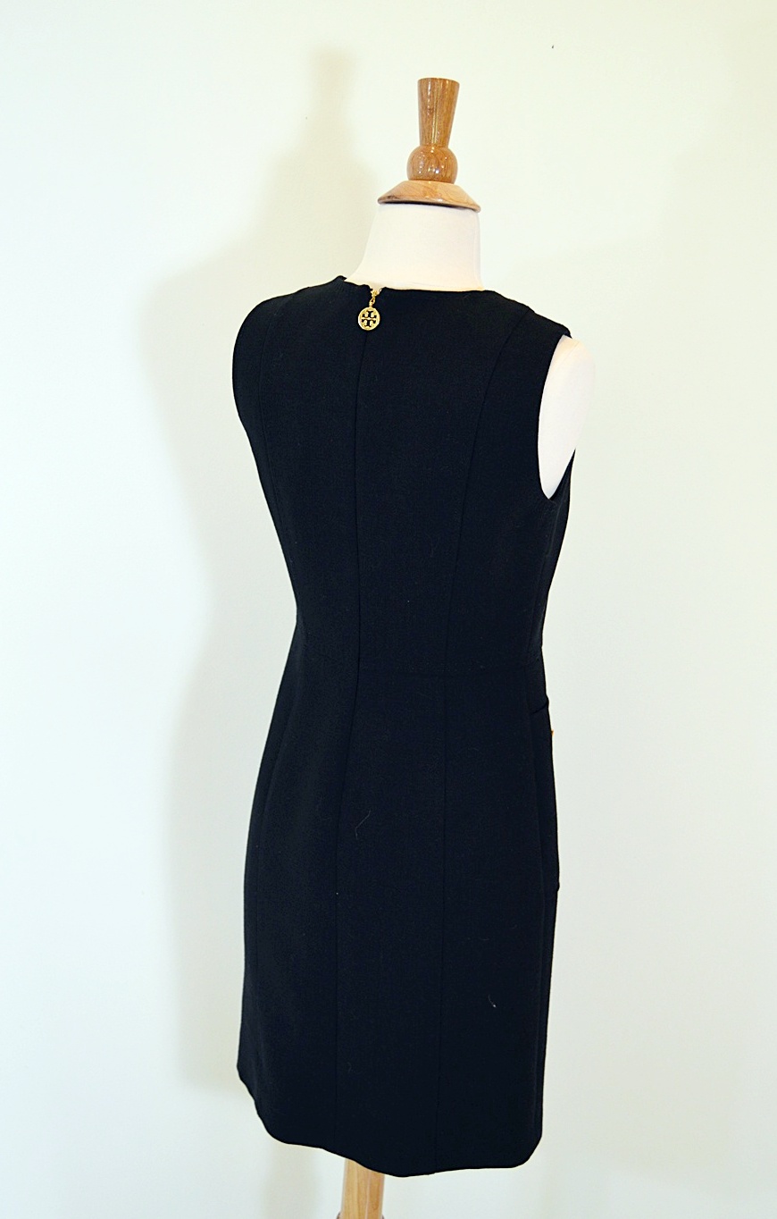 Ladies Tory Burch Wool Blend Black Dress