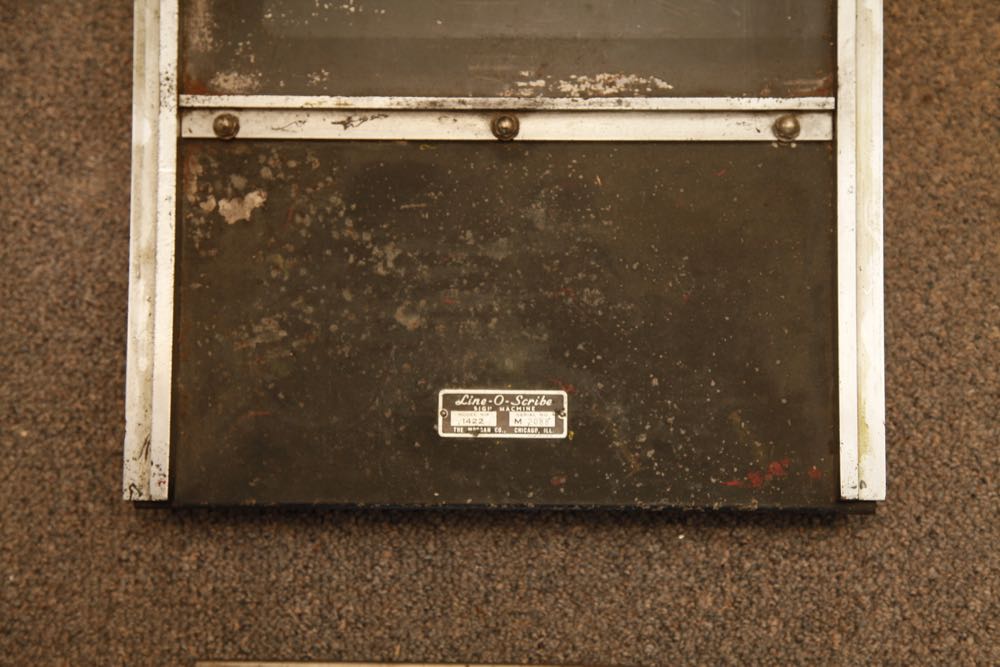 Vintage Line-O-Scribe Sign Machine