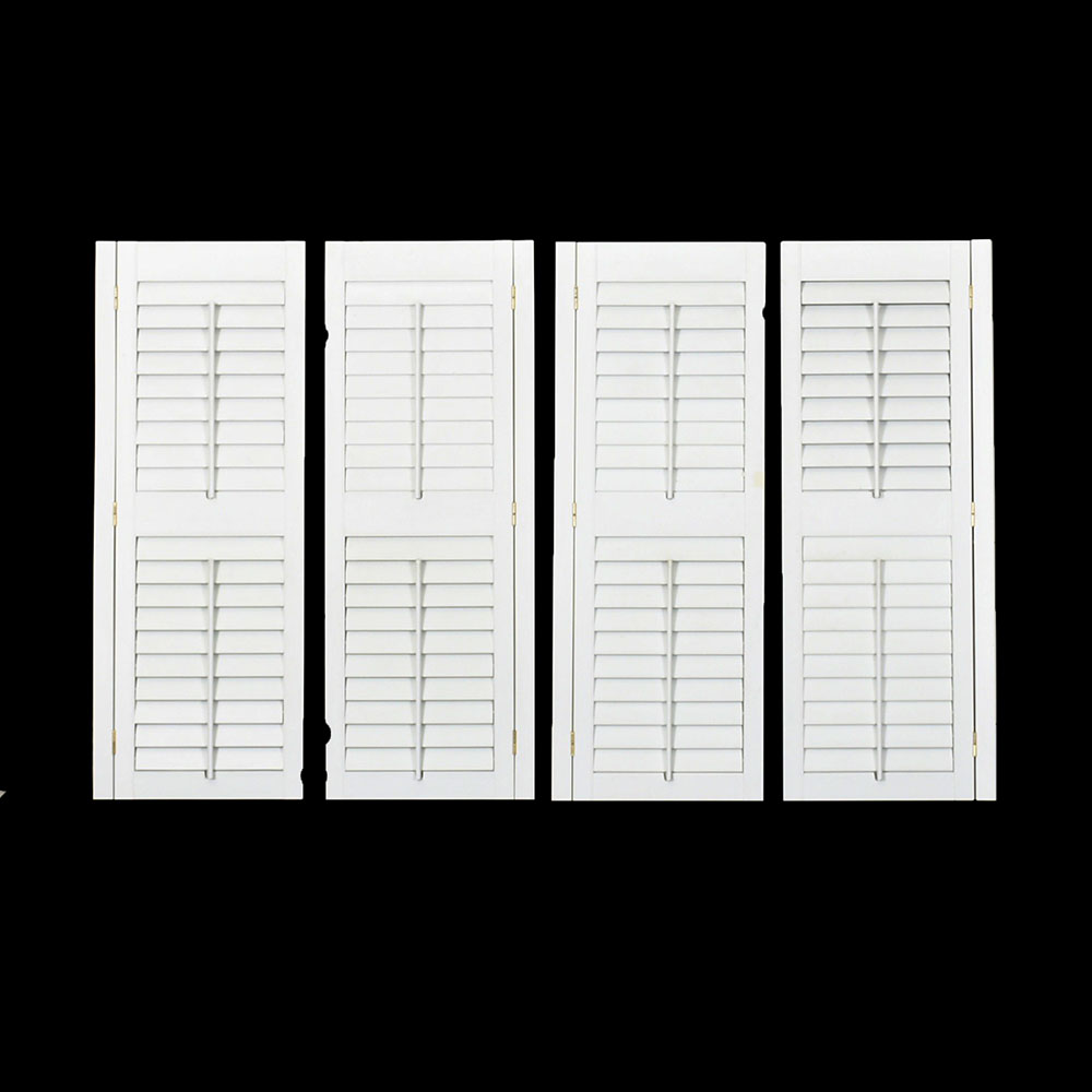 Two Pairs of White Shutters