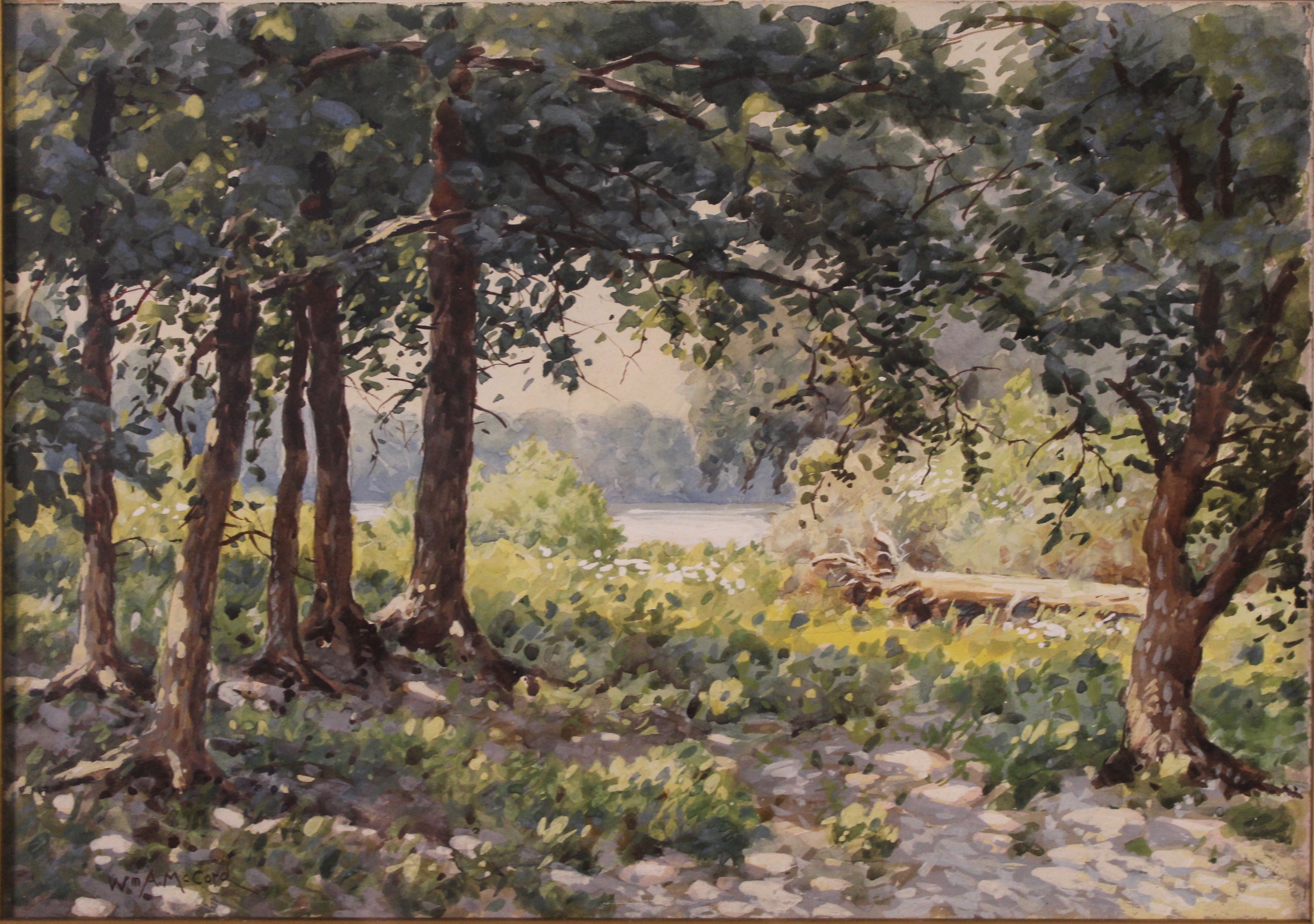 William McCord Original Watercolor Painting