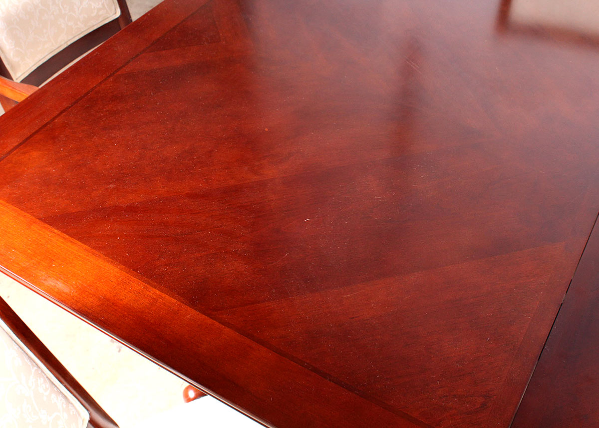 Duncan Phyfe Style Dining Table and Chairs