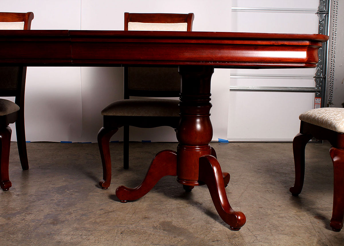 Duncan Phyfe Style Dining Table and Chairs