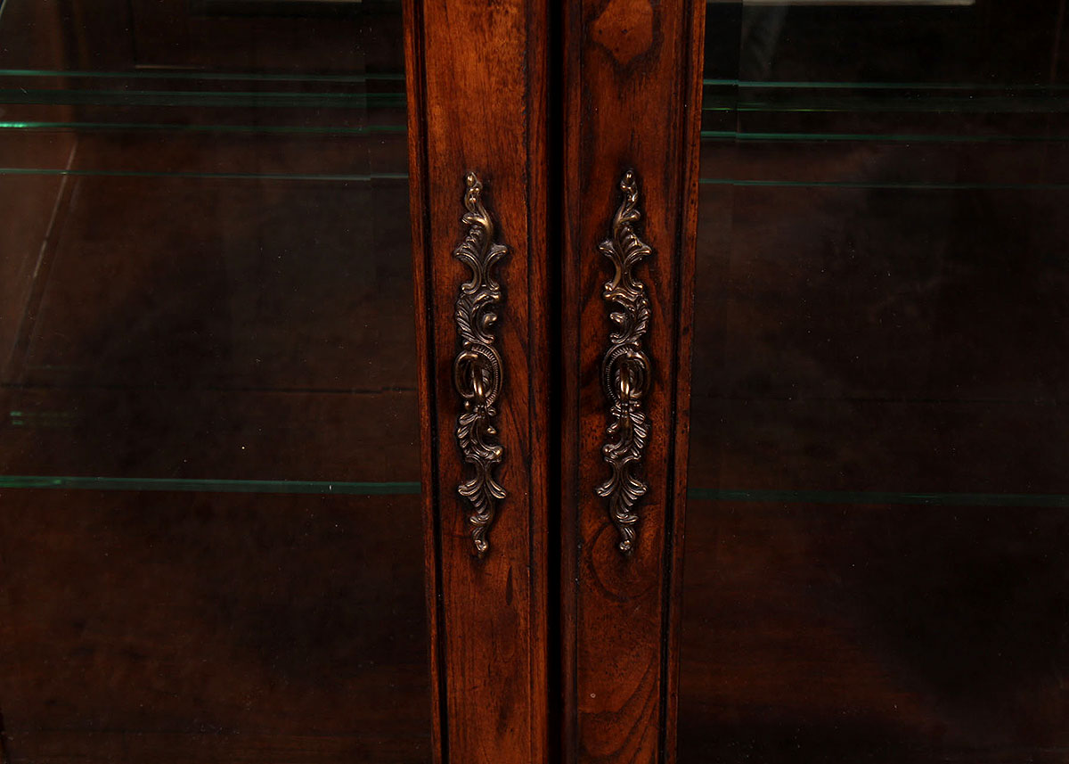 Marbled Granite Top Display Cabinet