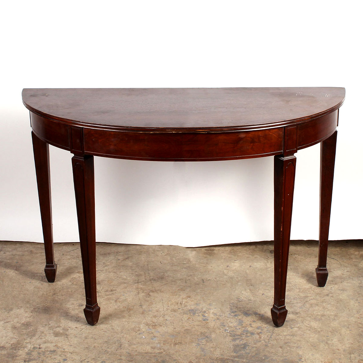Federal Style Demilune Table