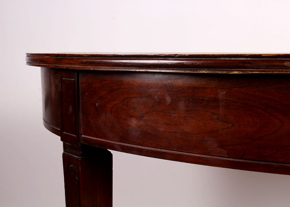 Federal Style Demilune Table