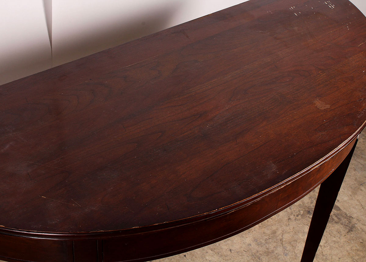 Federal Style Demilune Table