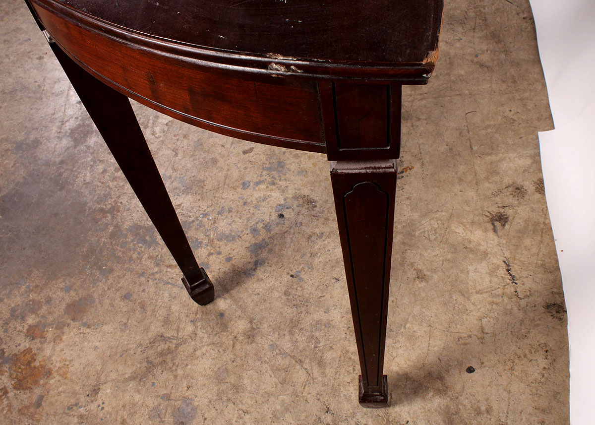 Federal Style Demilune Table
