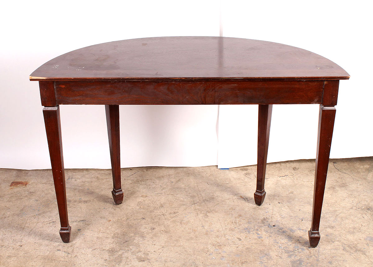 Federal Style Demilune Table