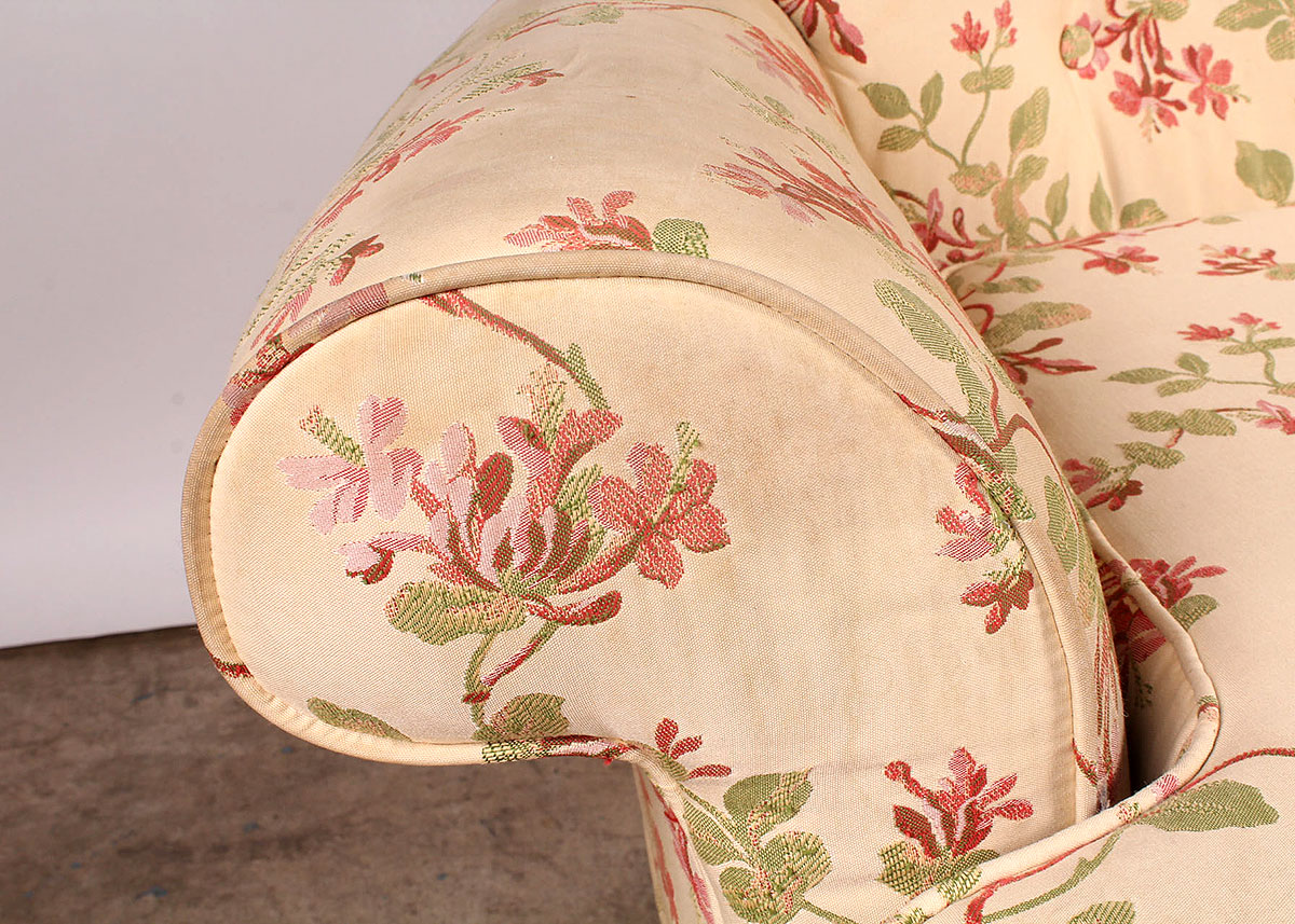 Contemporary Floral Armchair