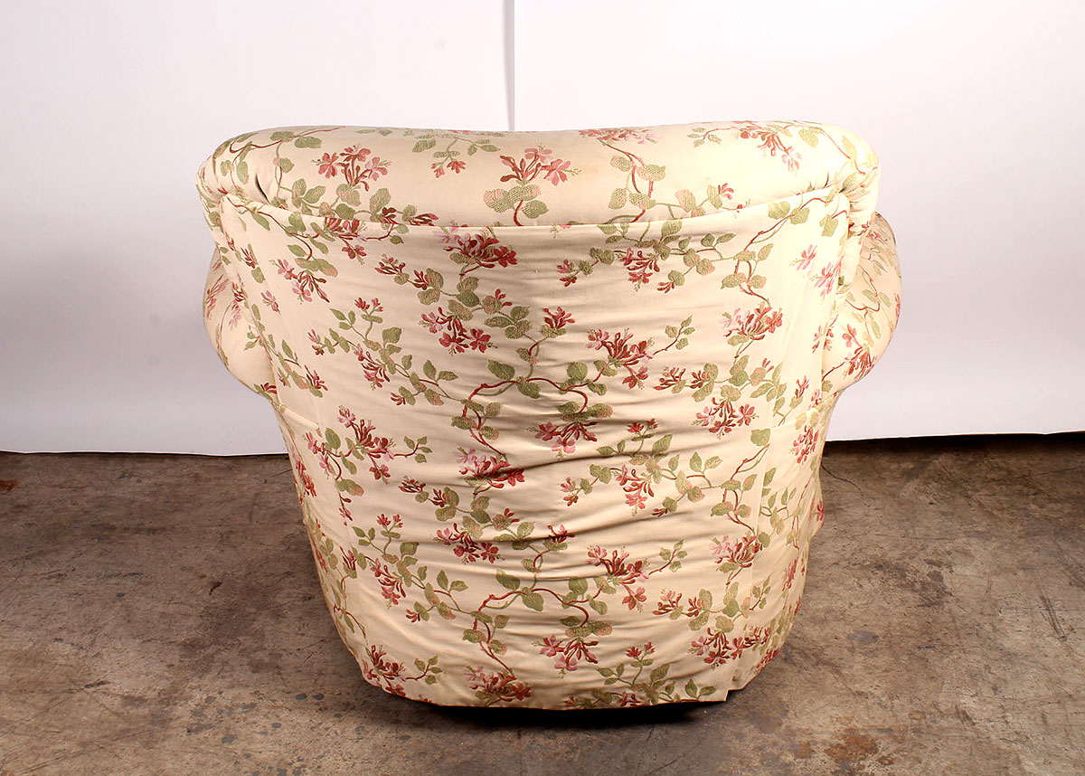 Contemporary Floral Armchair
