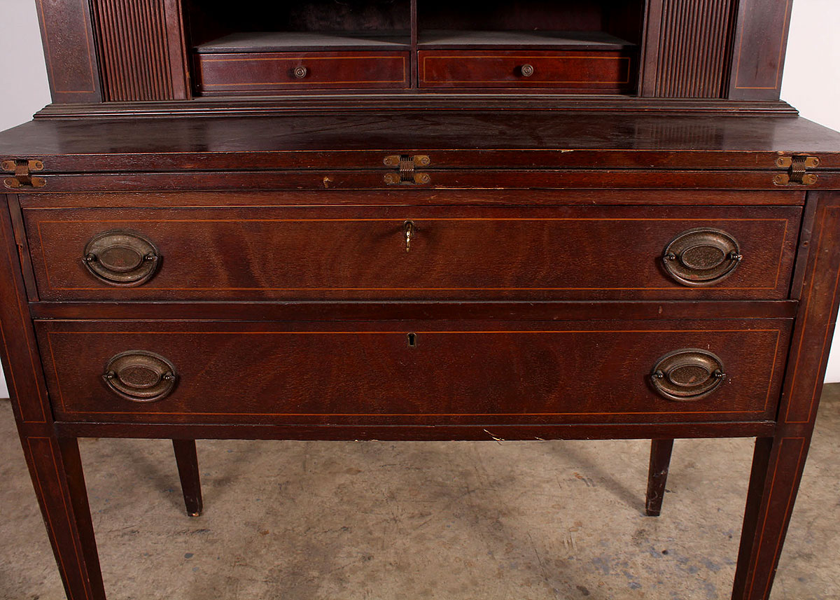 Early 20th Century Maddox Tables Mahogany Writing Desk
