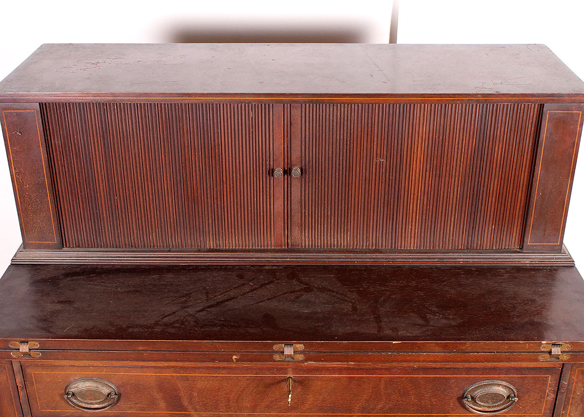 Early 20th Century Maddox Tables Mahogany Writing Desk