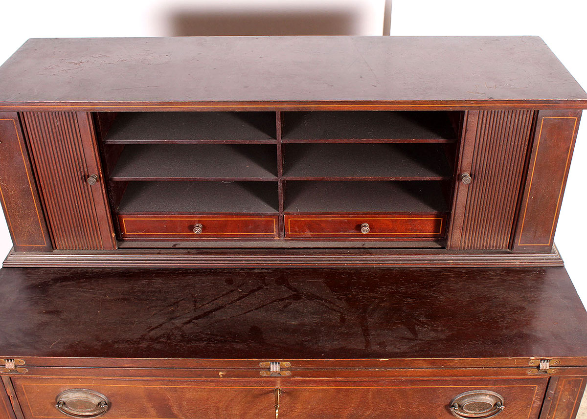 Early 20th Century Maddox Tables Mahogany Writing Desk