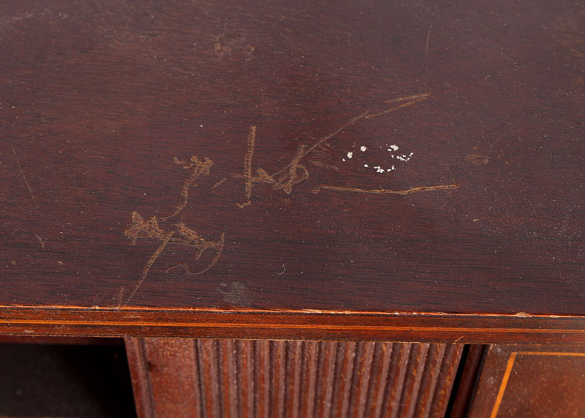 Early 20th Century Maddox Tables Mahogany Writing Desk
