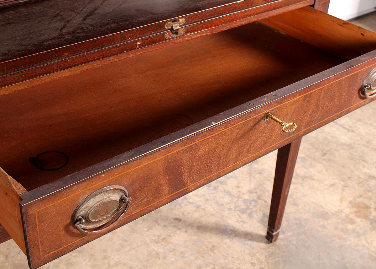 Early 20th Century Maddox Tables Mahogany Writing Desk