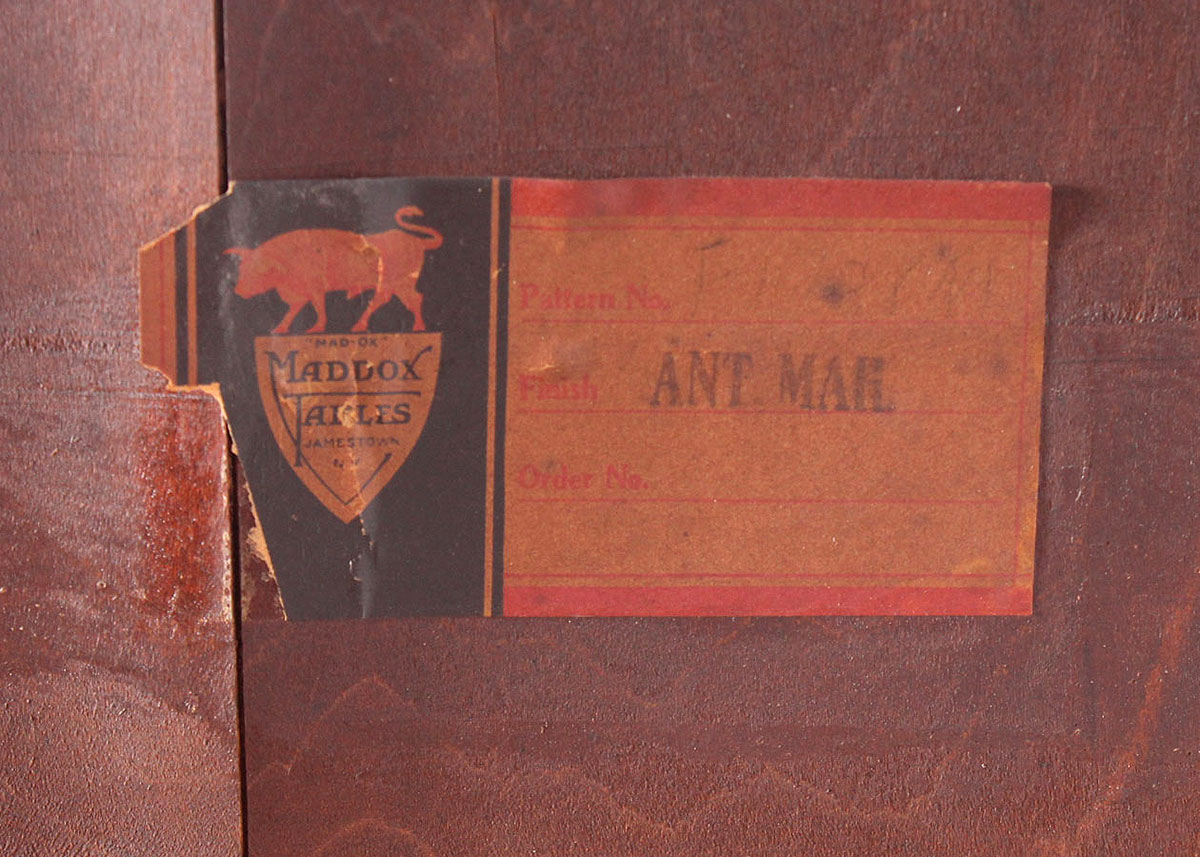 Early 20th Century Maddox Tables Mahogany Writing Desk