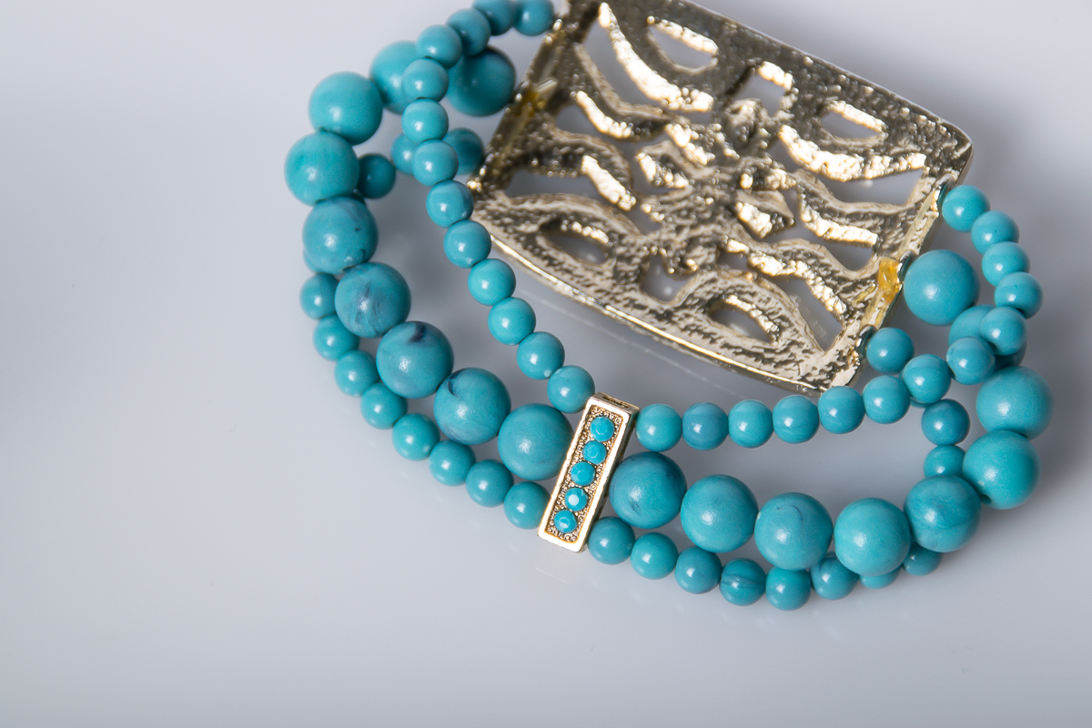 Faux Turquoise Costume Jewelry Set