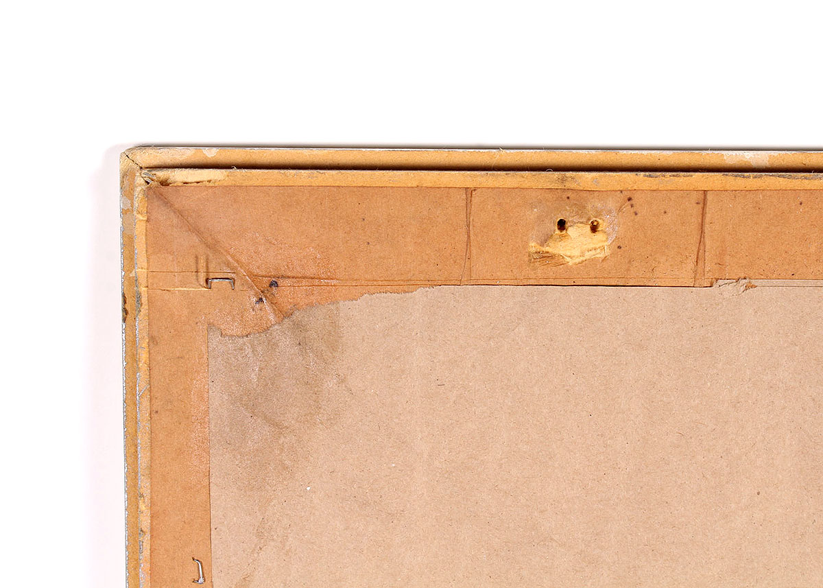 White Textured Framed Wall Mirror