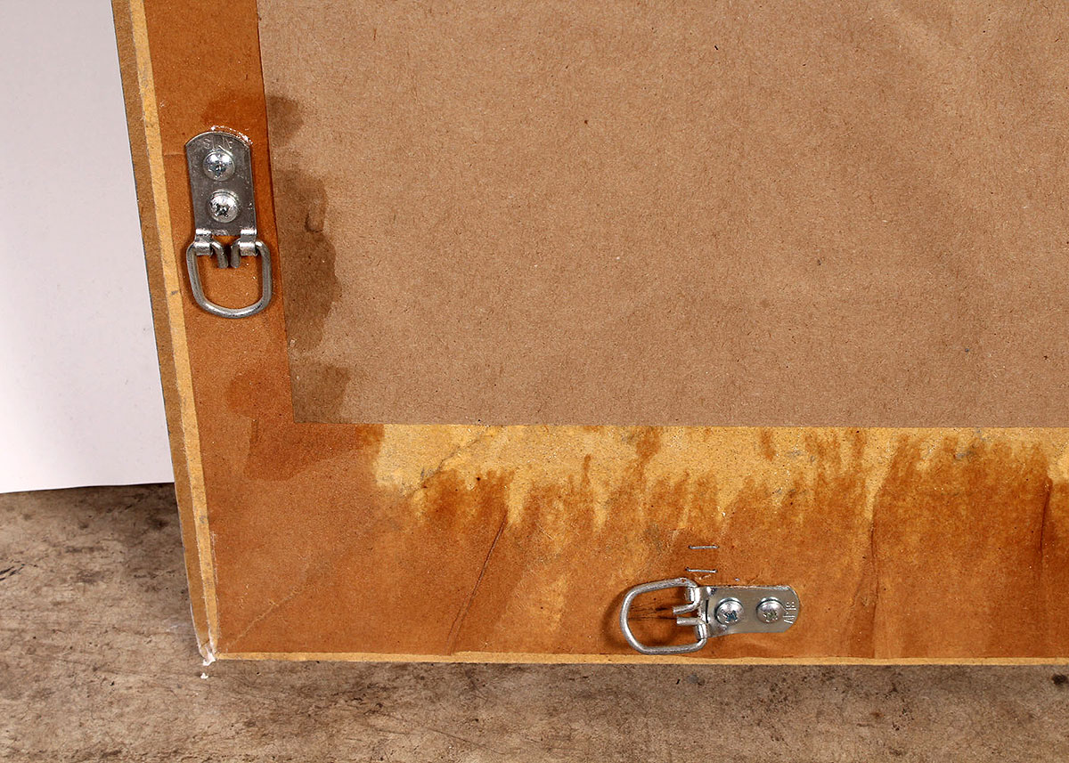 White Textured Framed Wall Mirror