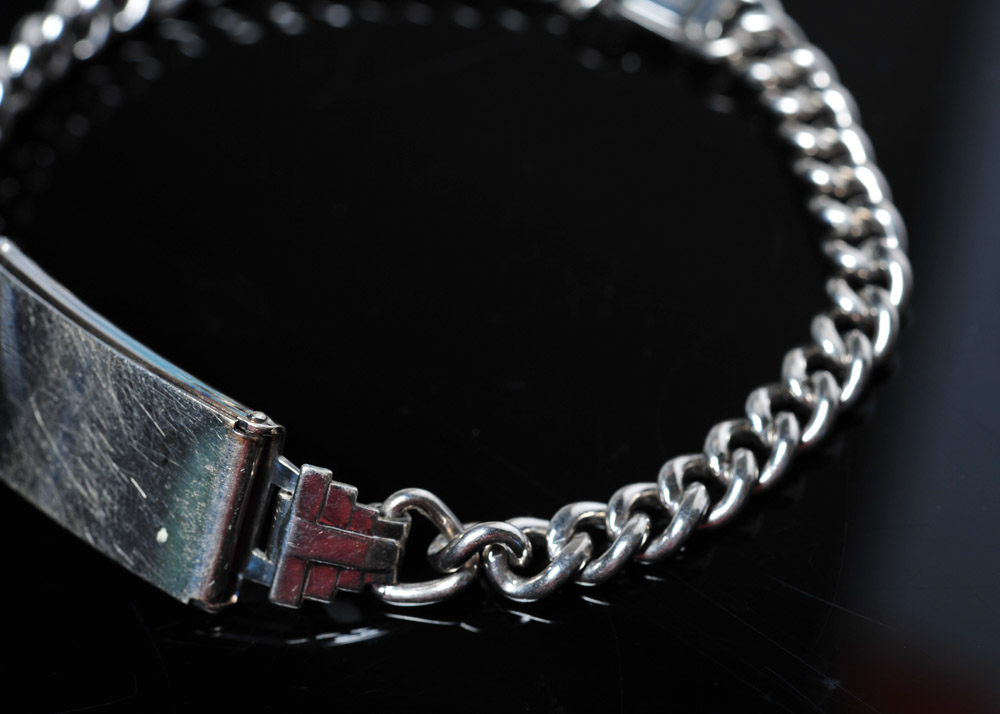 Vintage Sterling Silver ID Bracelet