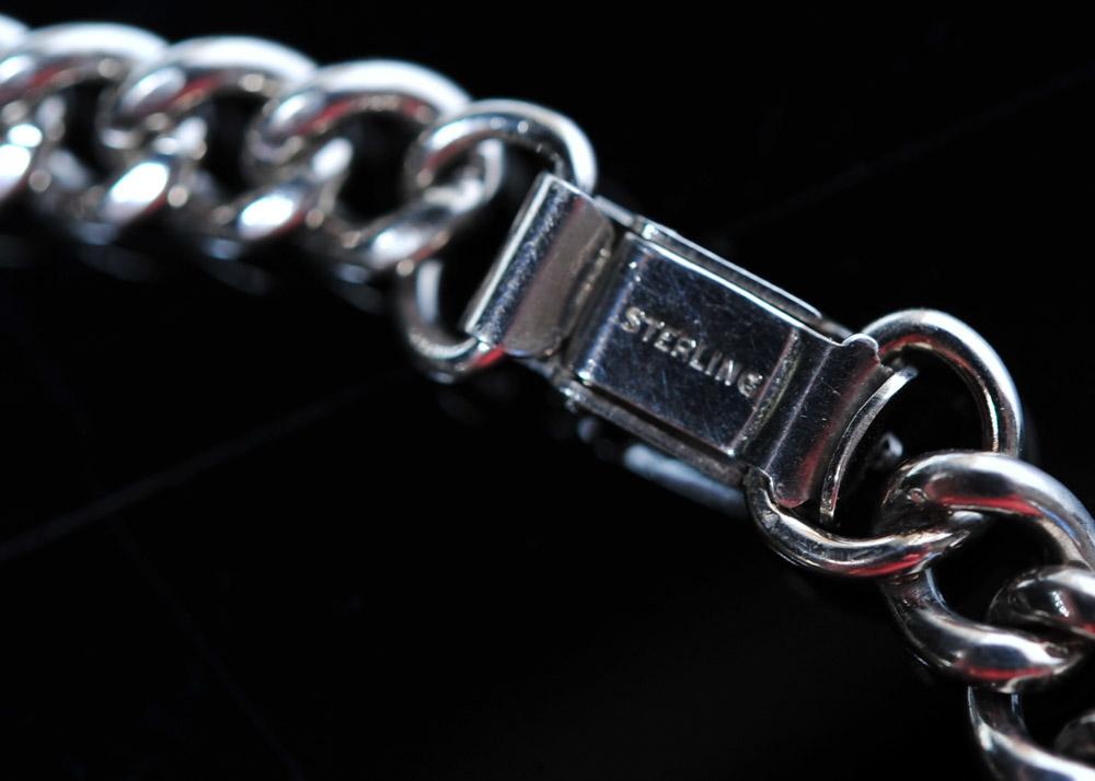 Vintage Sterling Silver ID Bracelet