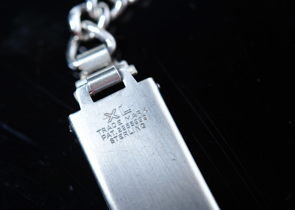 Vintage Sterling Silver ID Bracelet