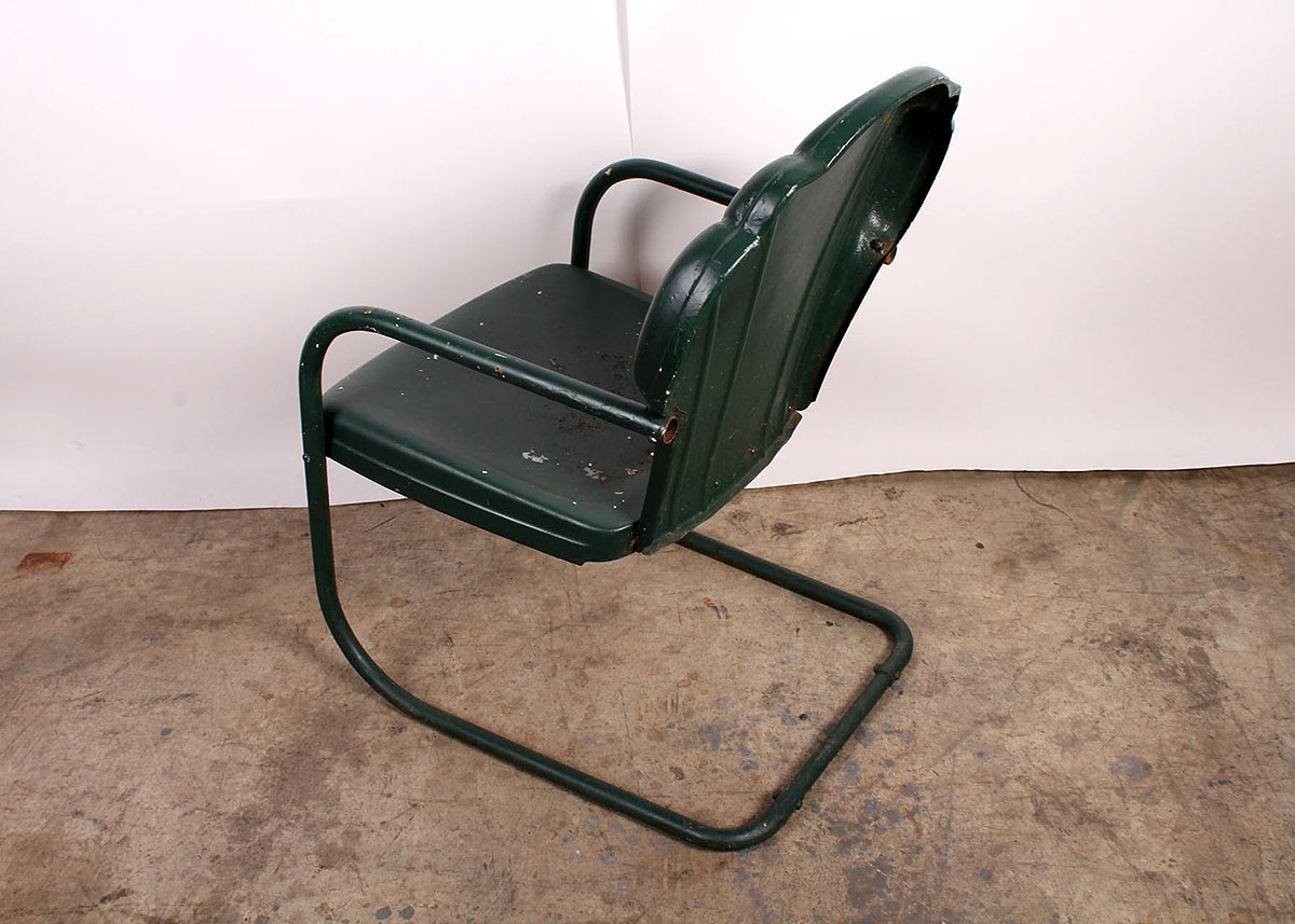 Mid Century Modern Metal Patio Chairs