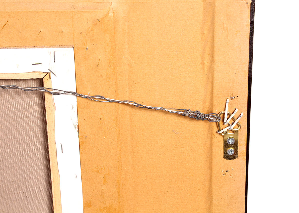 Floral Paintings in Mirrored Frames