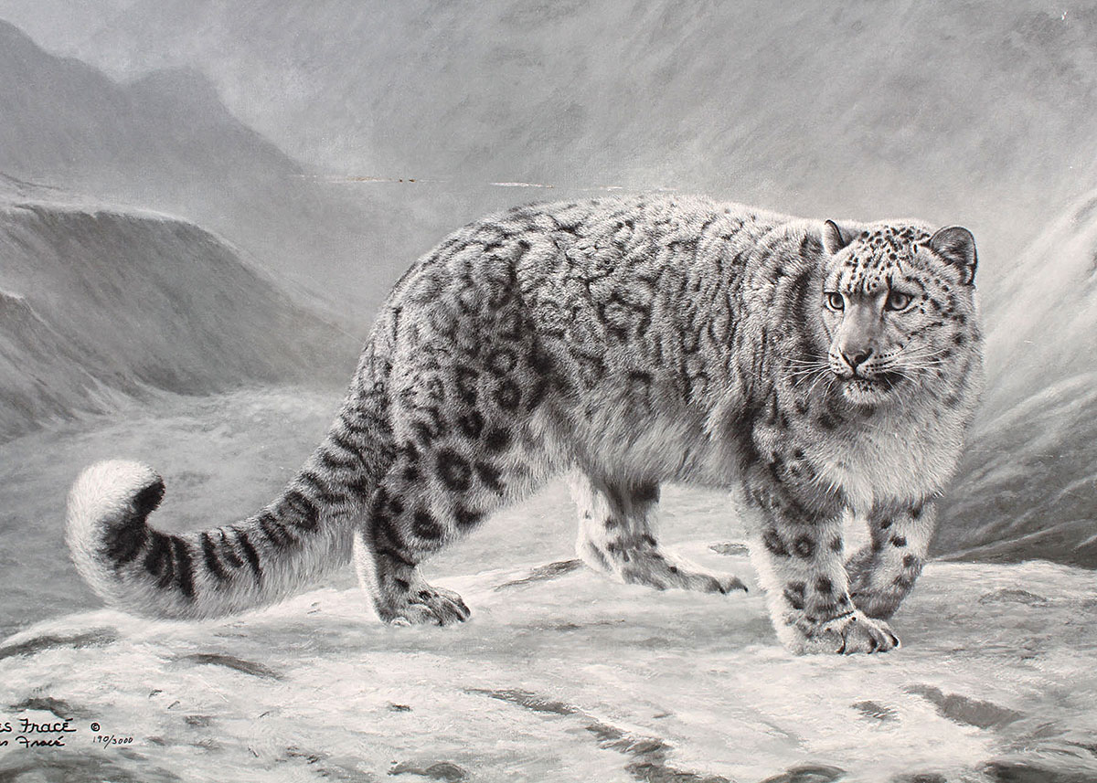 Framed Charles Fracé Offset Lithograph